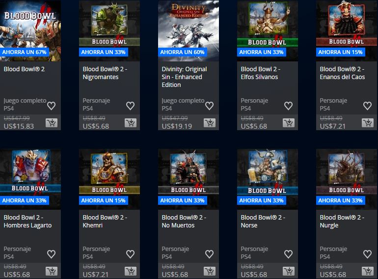 PlayStation Store Ofertas semanales – Promoción Square Enix & Focus home publisher