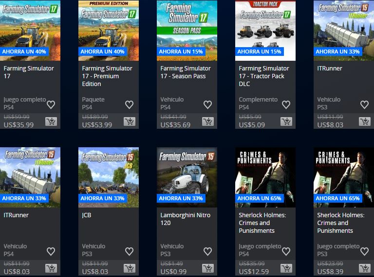PlayStation Store Uruguay – Promoción Square Enix & Focus home publisher