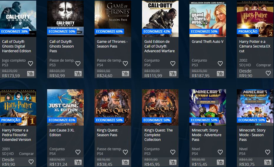PLAYSTATION STORE Brasil  – Extended Play Sale