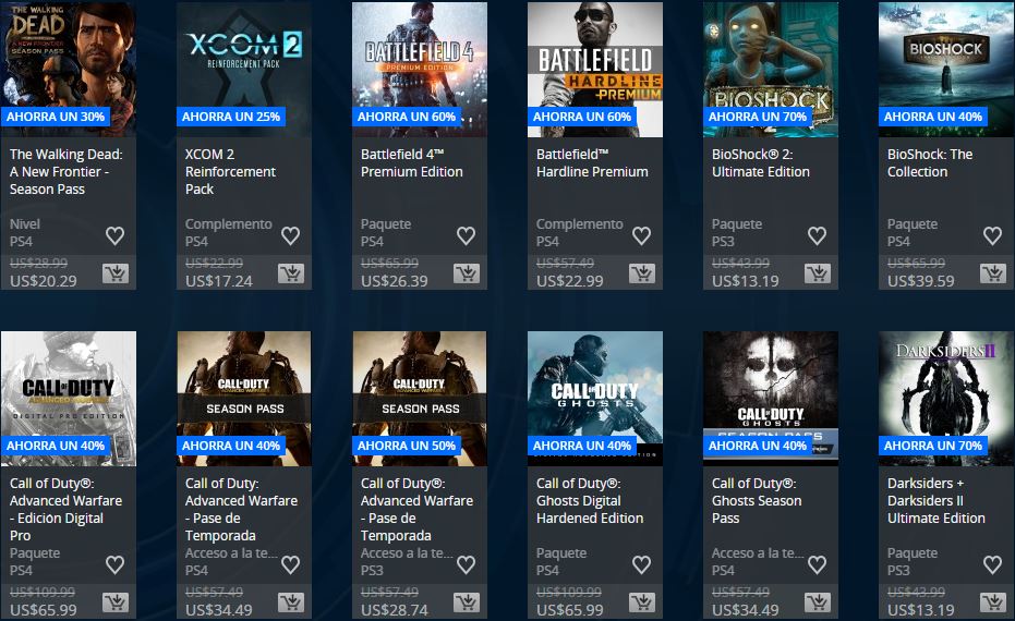 PLAYSTATION STORE Chile – Ofertas Semanales Extended Play Sale