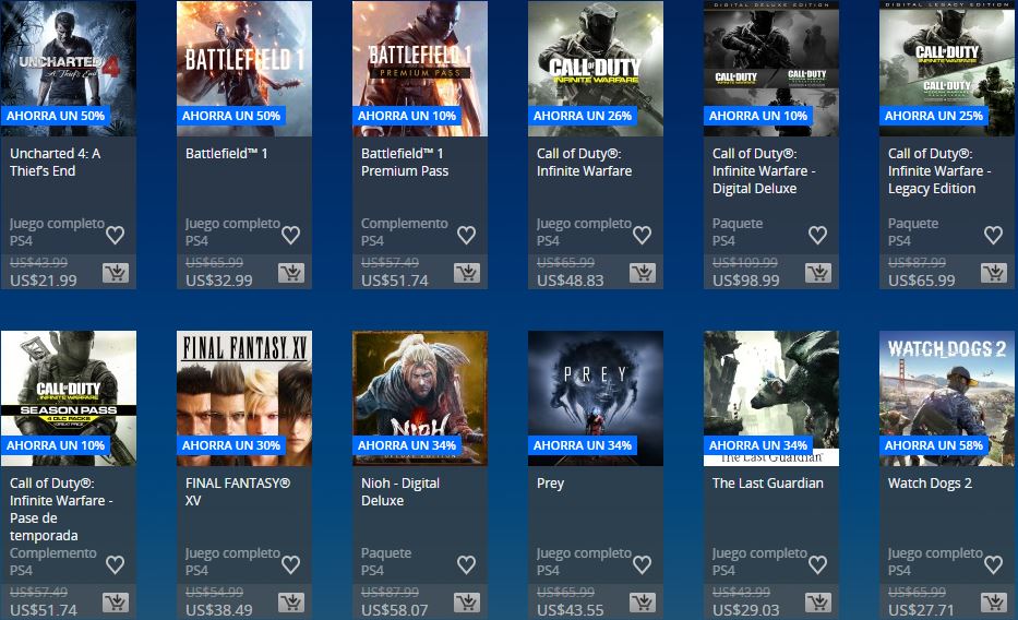 PlayStation Store - Días de Play Store Chile