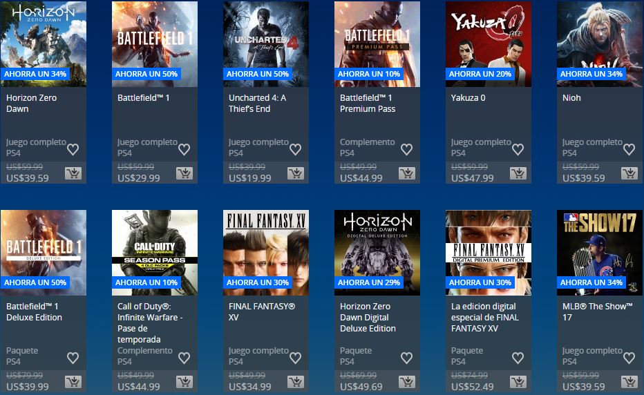 PlayStation Store - Días de Play Store México