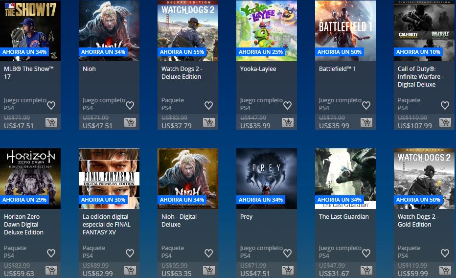 PlayStation Store - Días de Play Store Argentina