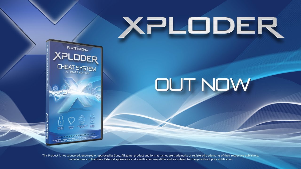 Xploder. Out Now. Xploders. System cheats