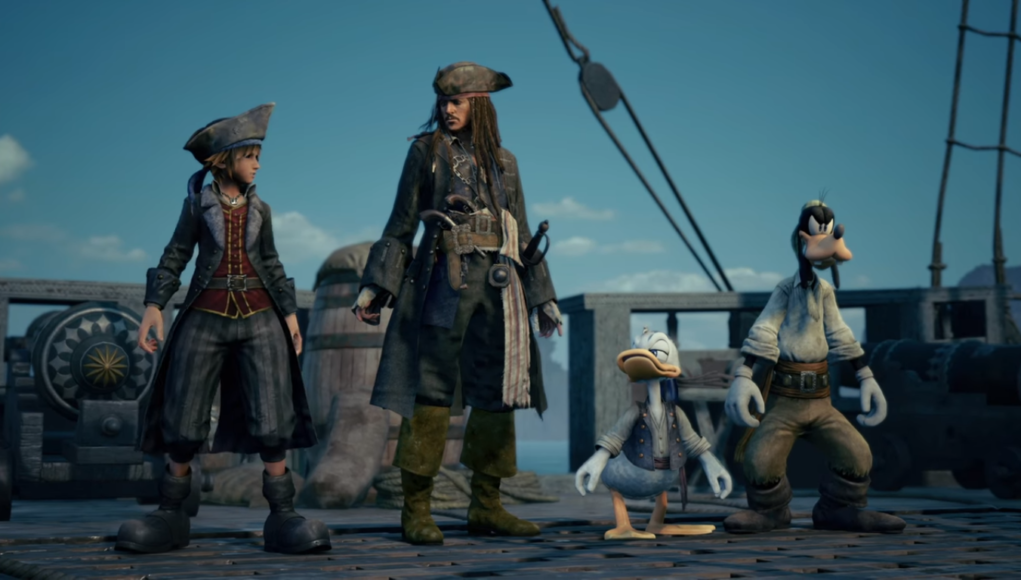 Kingdom Hearts III presenta un trailer centrado en el mundo de Piratas del caribe