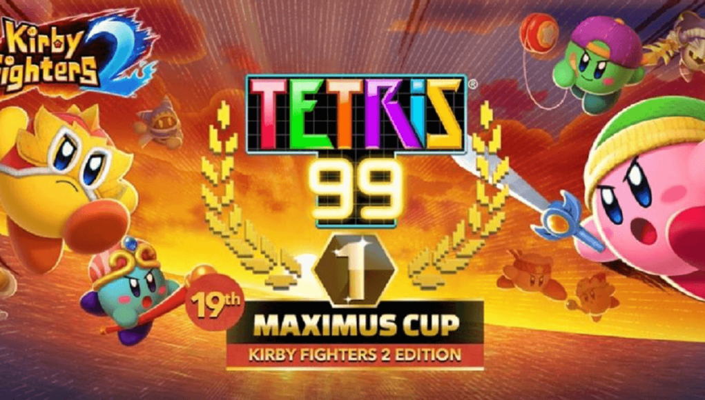La próxima Maximus Cup de Tetris 99 esta centrada en Kirby