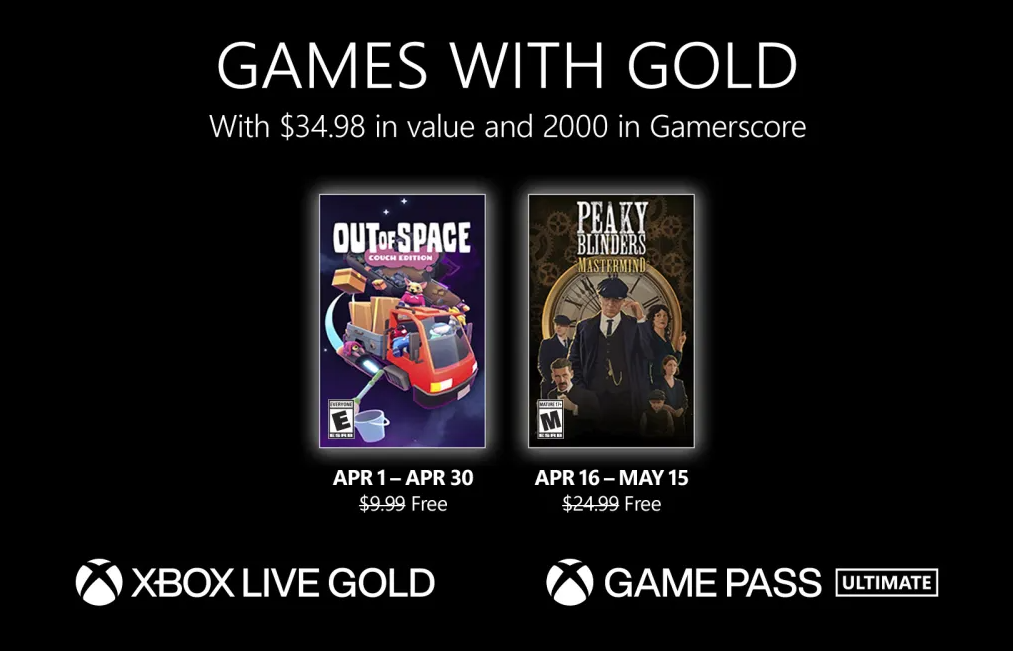 Games With Gold Abril 2023