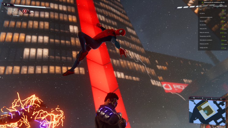 Miles Morales combate 3090 Ultra - 1