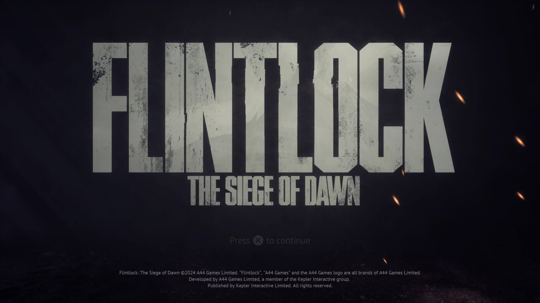 Flintlock The Siege of Dawn portada