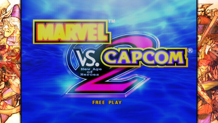 MARVEL vs CAPCOM Fighting Collection Arcade Classics - Pantalla titulo