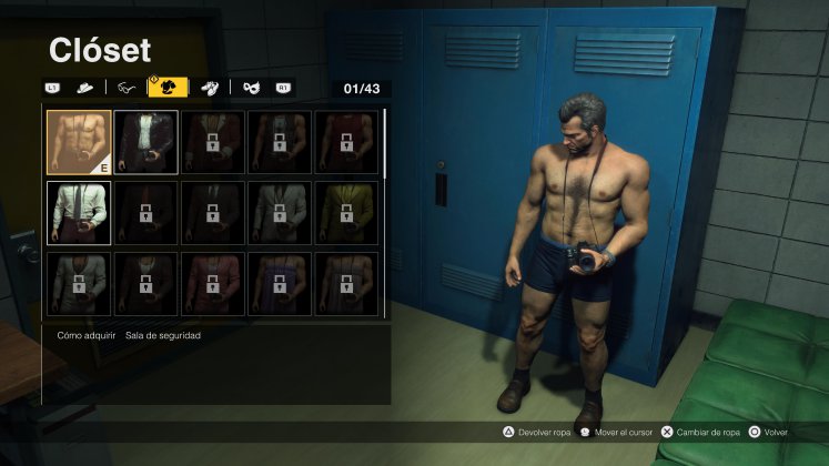 Dead Rising Deluxe Remaster - Frank West distintos outfits